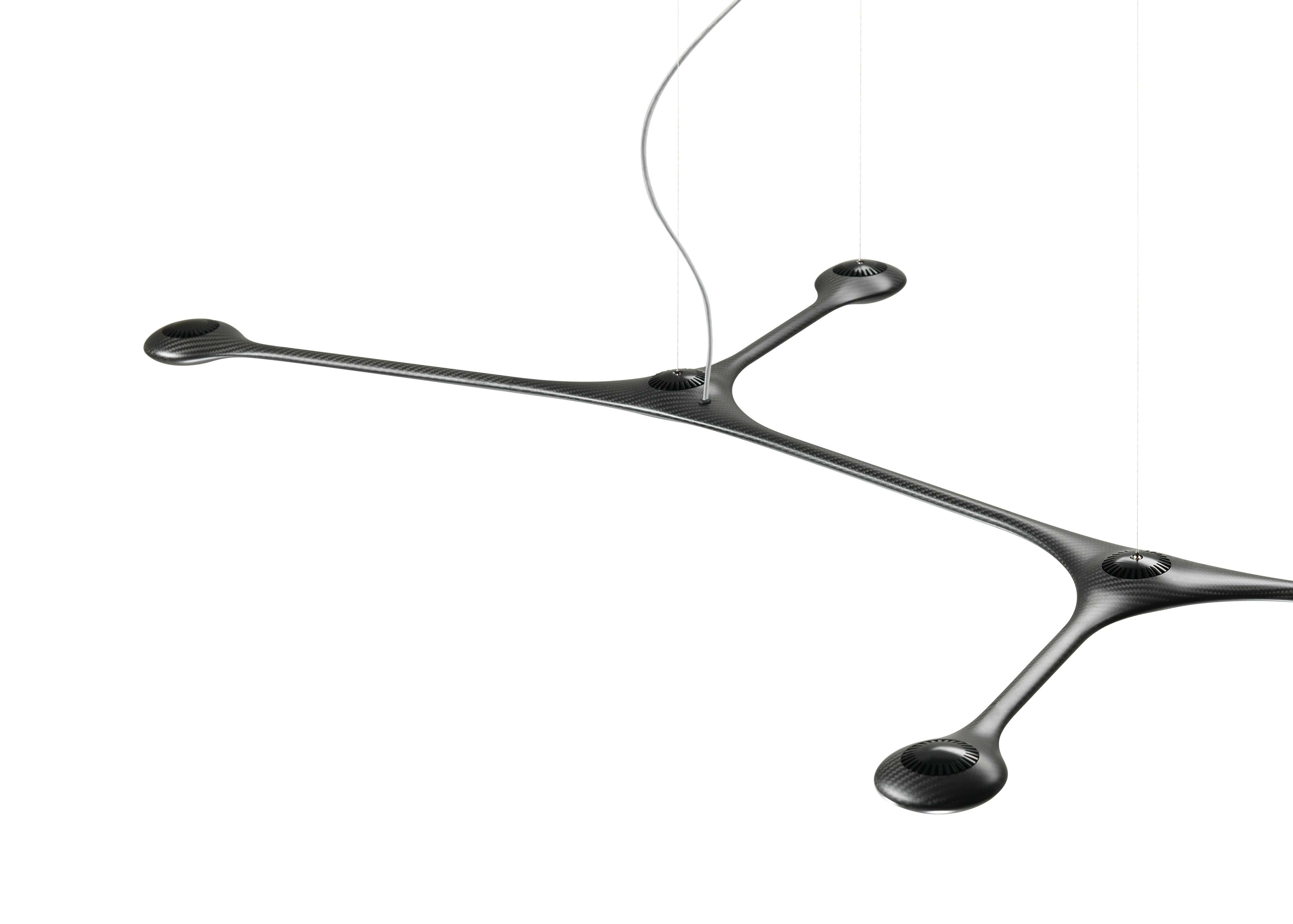 Slovenian CARB-06 Carbon Ceiling Light by Tokio