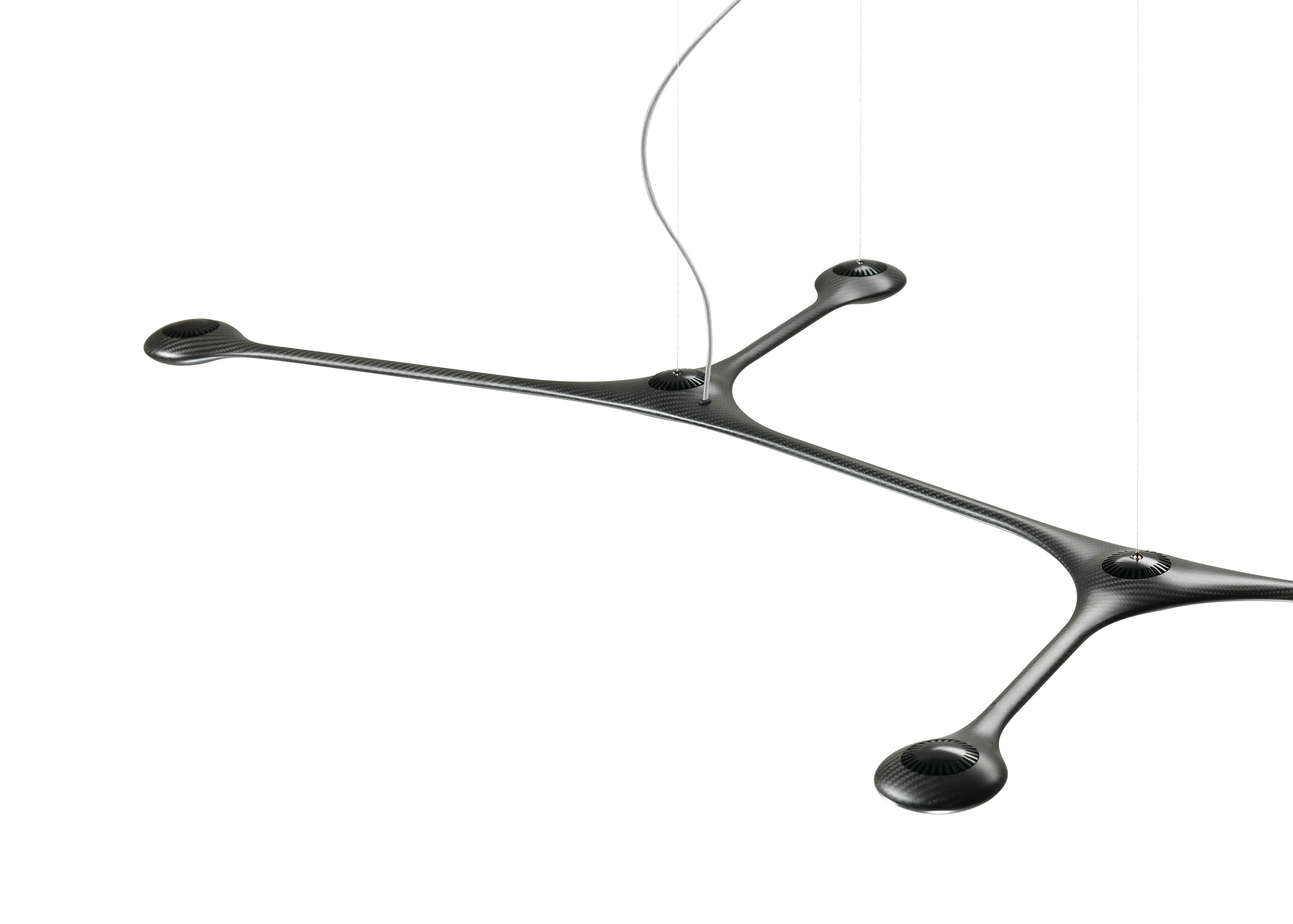 Slovenian CARB-06 Carbon Ceiling Light by Tokio For Sale