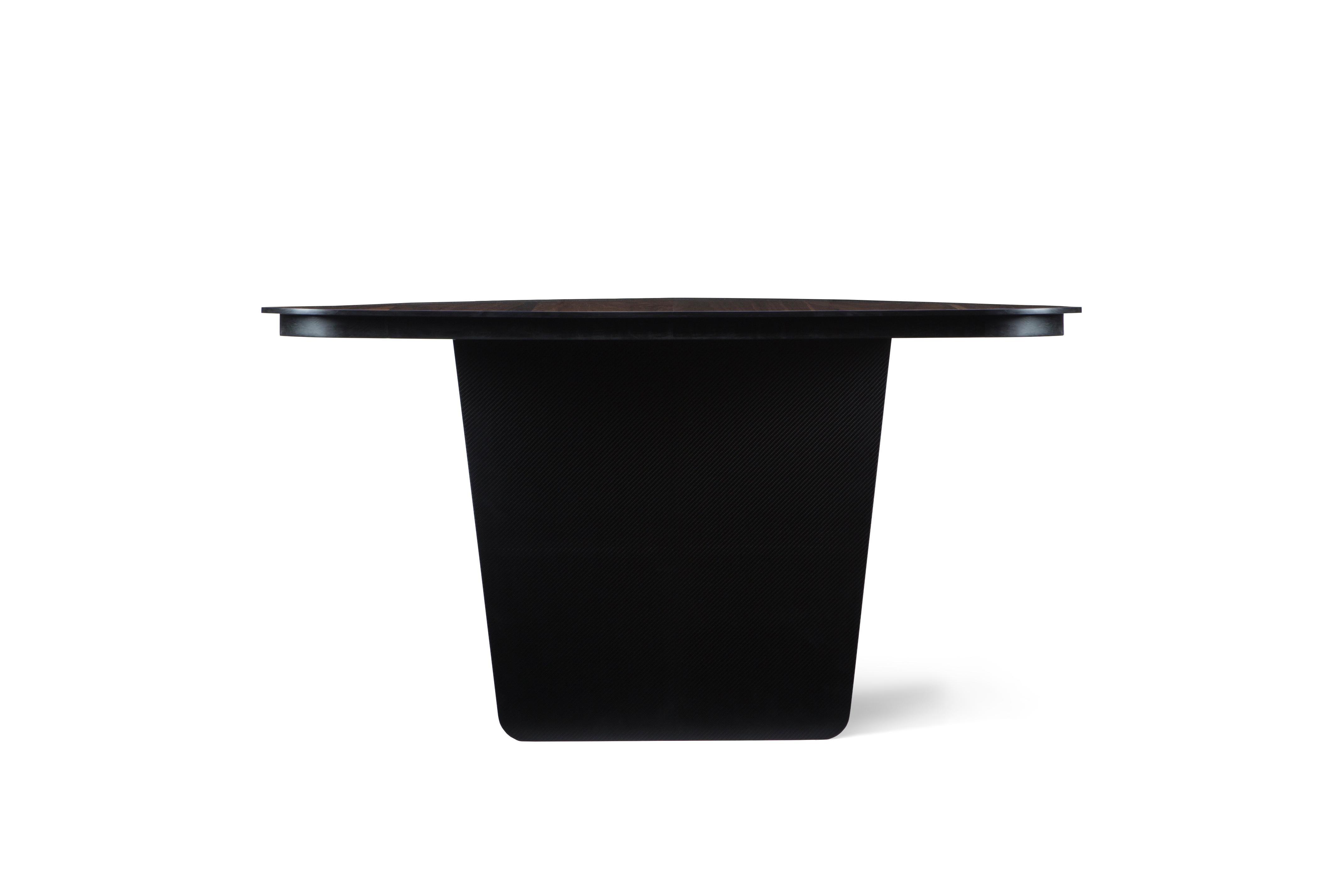 Modern Carbon Claro Table by Tokio For Sale