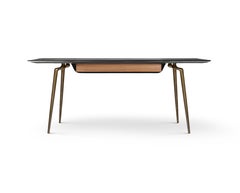 Carbon Fiber and Cast Brass Talon Desk by Madheke