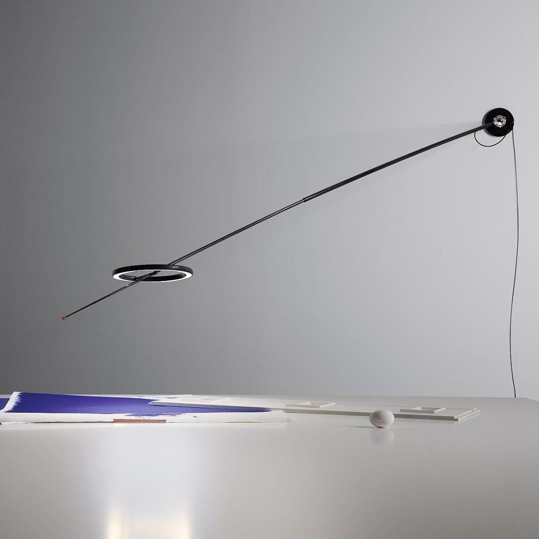 Contemporary Carbon Fiber ‘Flying Disc’ Suspension Lamp for Ingo Maurer For Sale