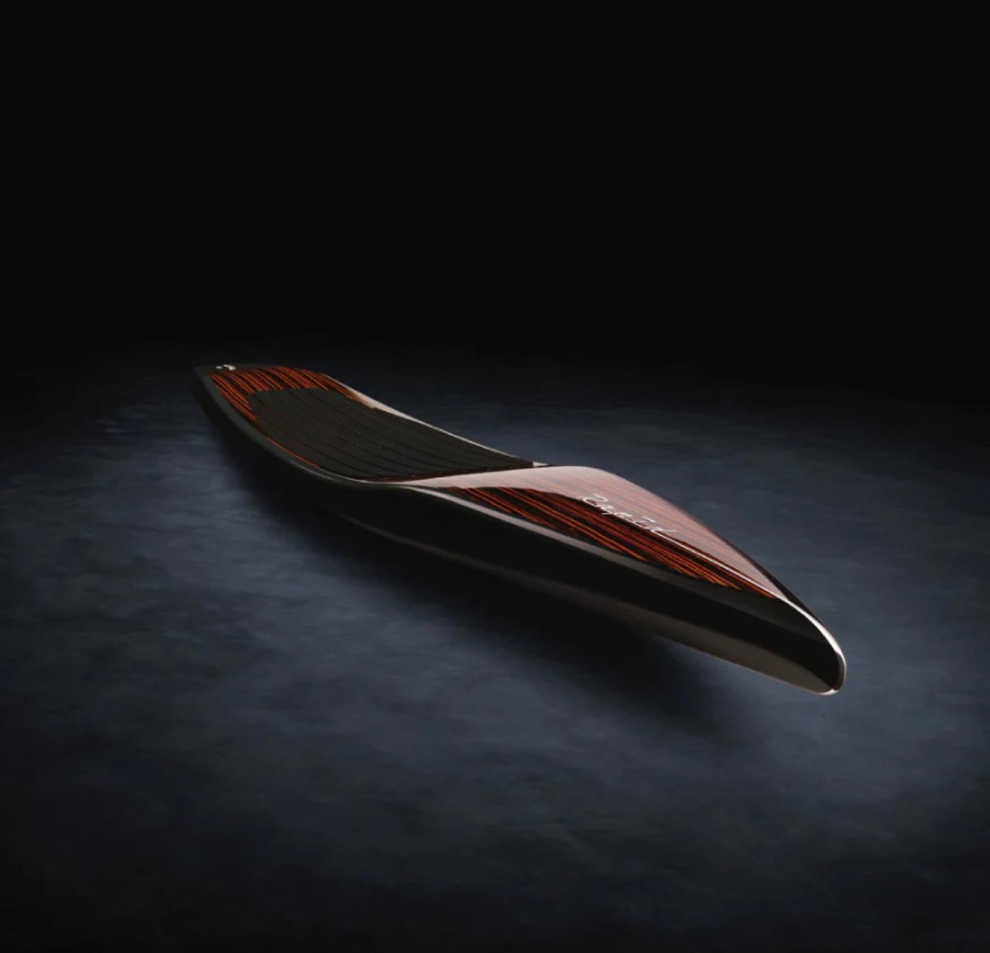 The world's most beautiful paddle boards by Beau Lake. 

Designed and built in Canada, The Rapid paddle board is a touring style paddleboard. Its long, narrow body is built entirely of carbon fiber to create a lightweight, ultra-durable paddleboard