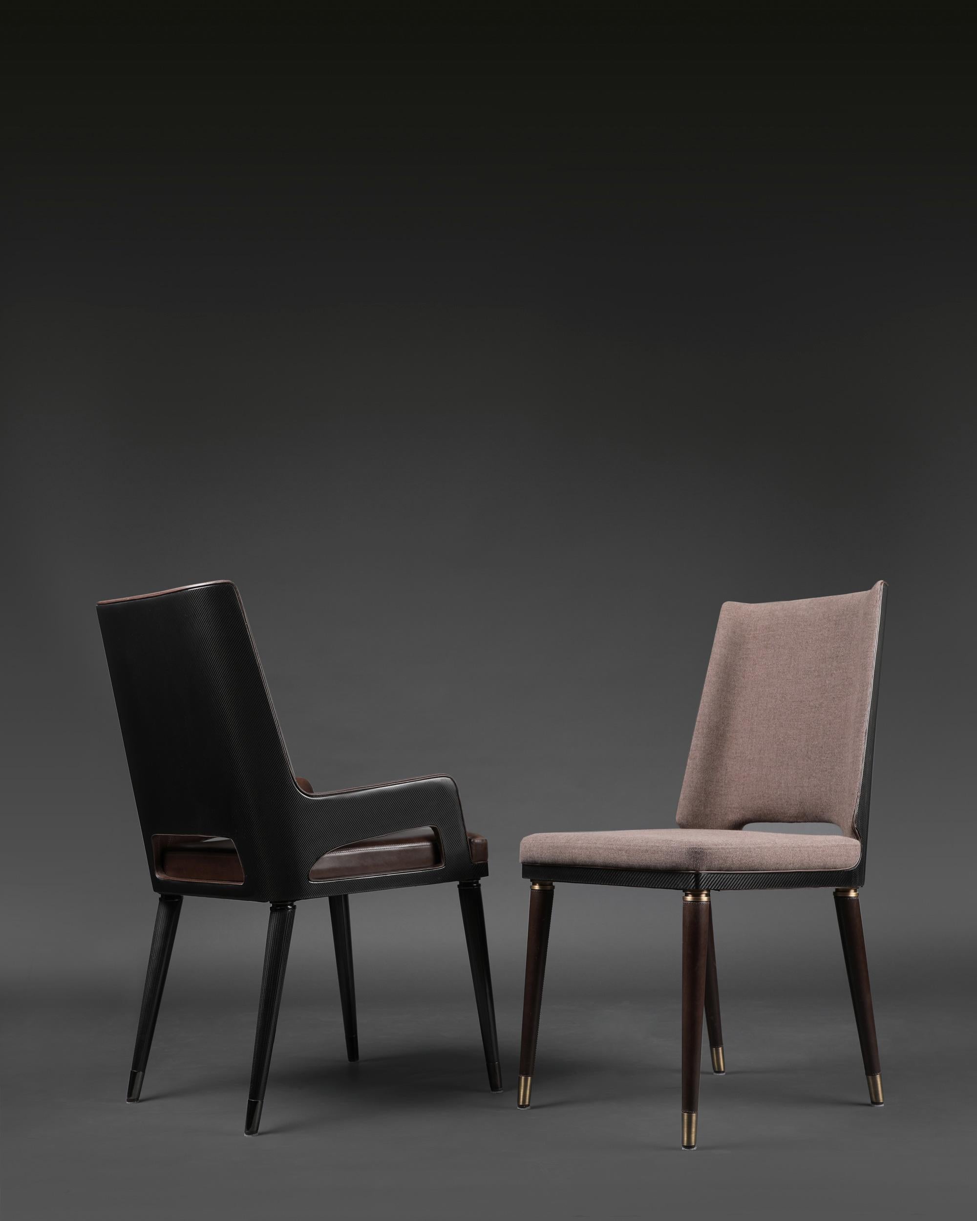 Carbon Fibre Irving Dining Chair by Madheke For Sale 2
