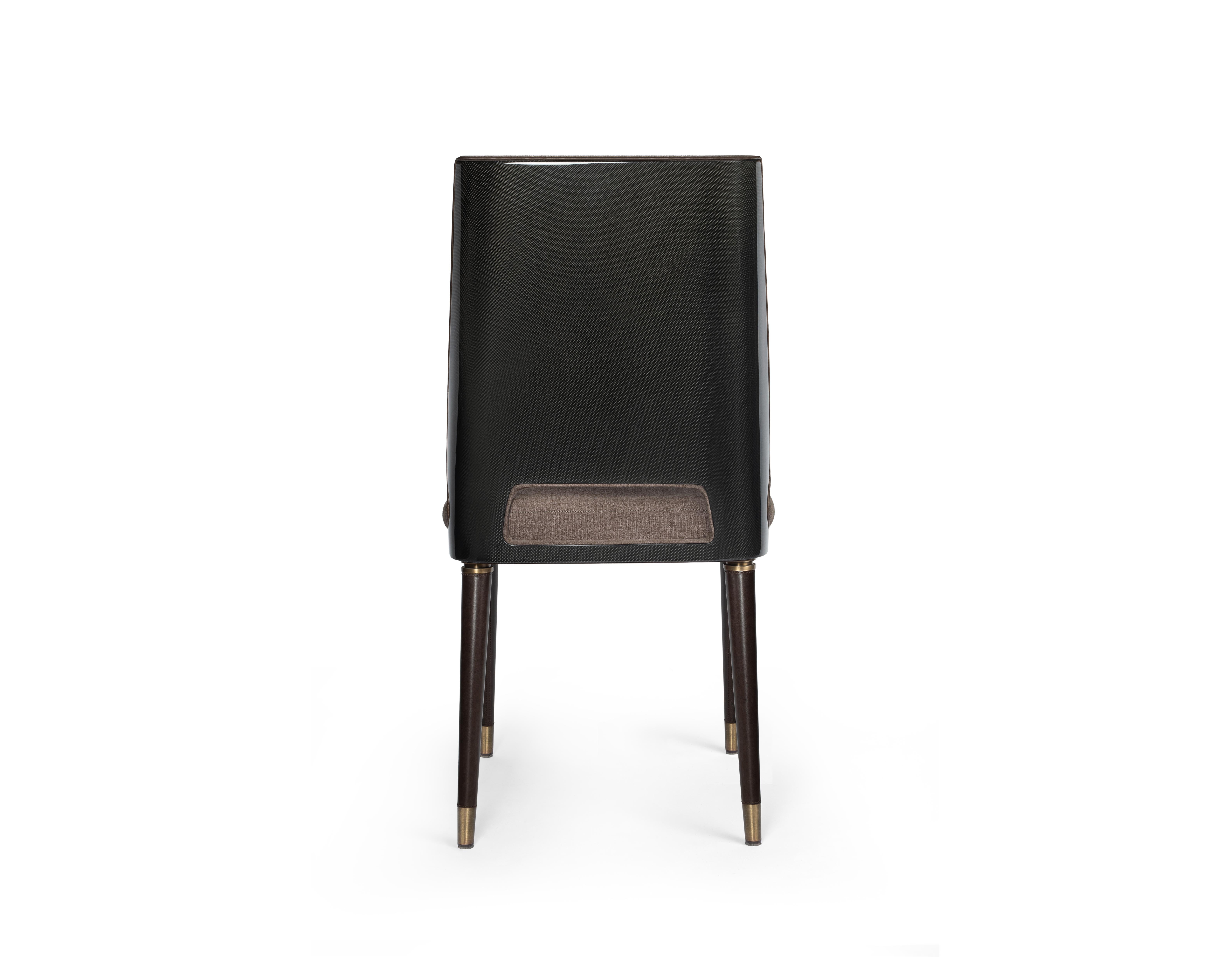 Carbon Fibre Irving Dining Chair by Madheke In New Condition For Sale In Geneve, CH
