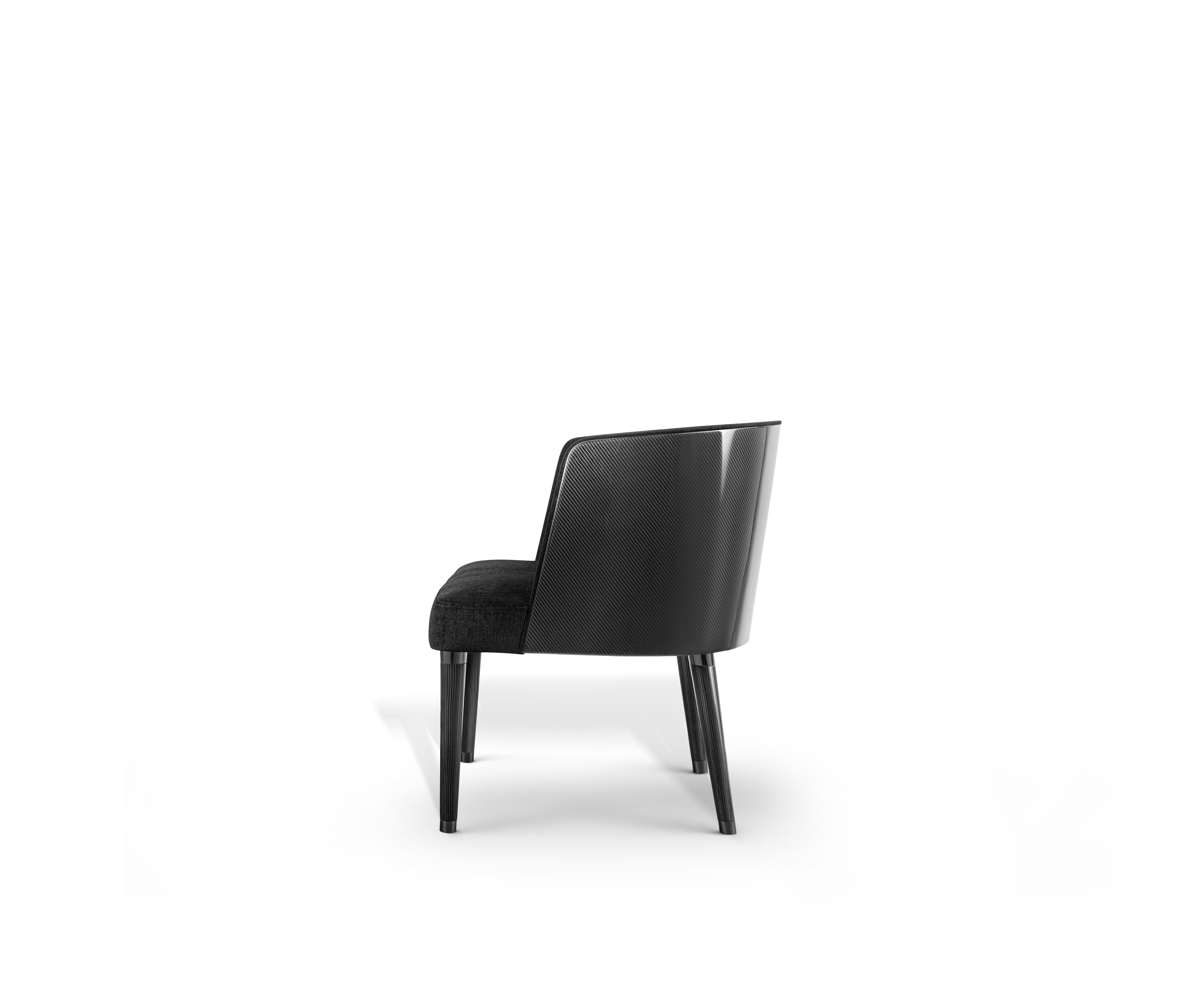 Norton Stuhl aus Kohlefaser von Madheke (Moderne) im Angebot