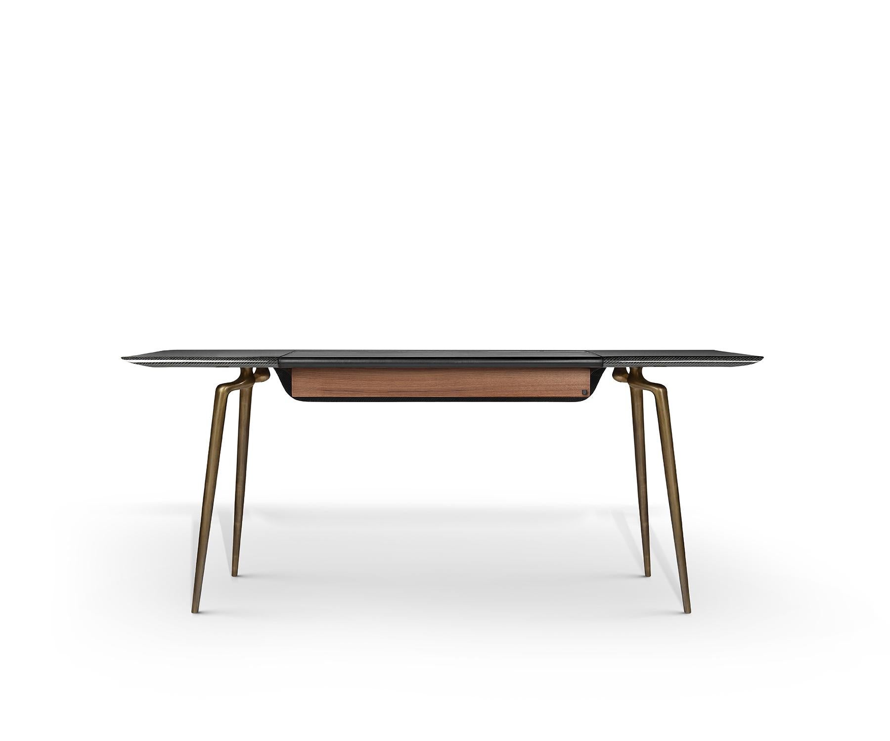 Indian Carbon Fibre Talon Desk by Madheke For Sale