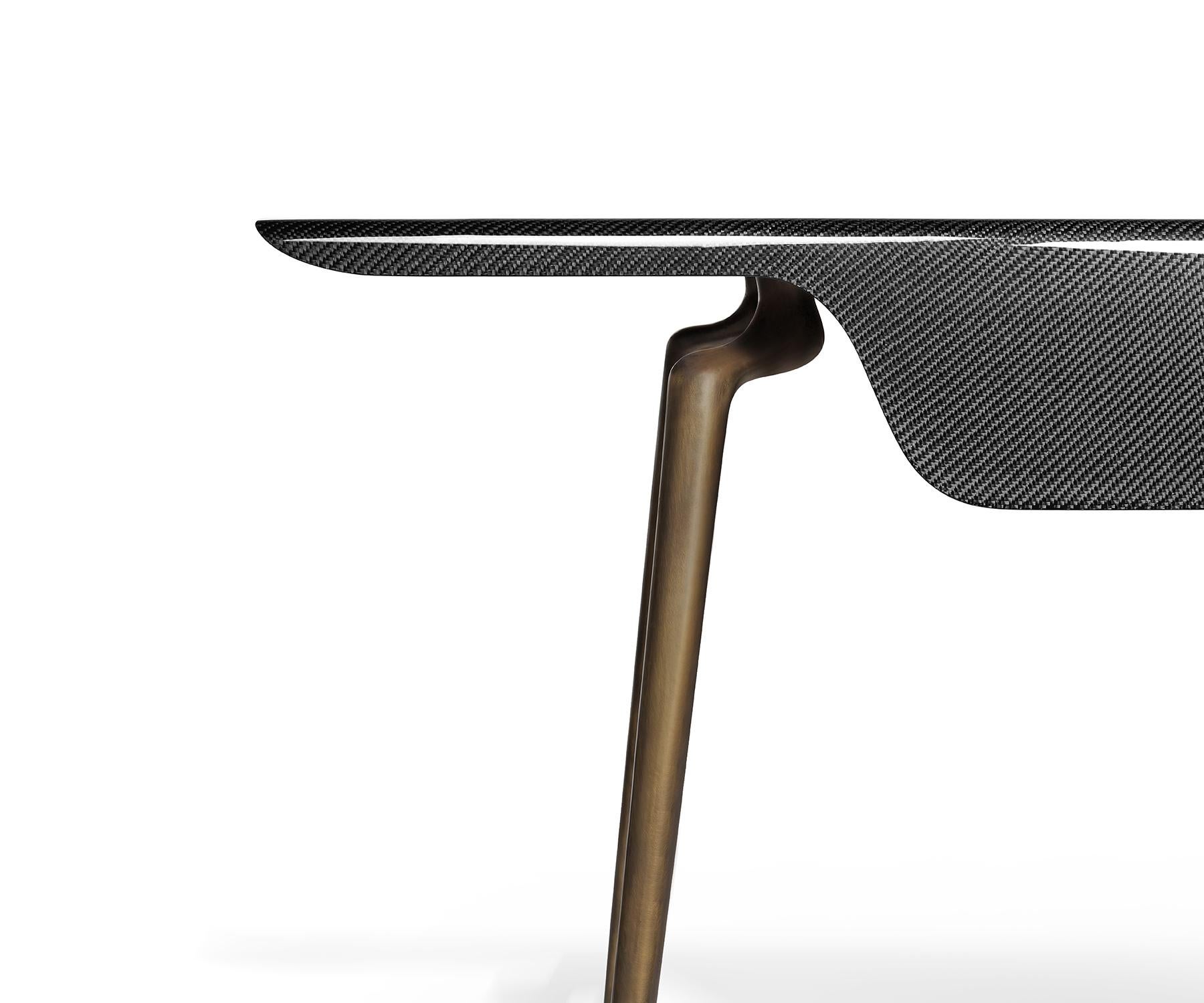 Contemporary Carbon Fibre Talon Desk by Madheke For Sale