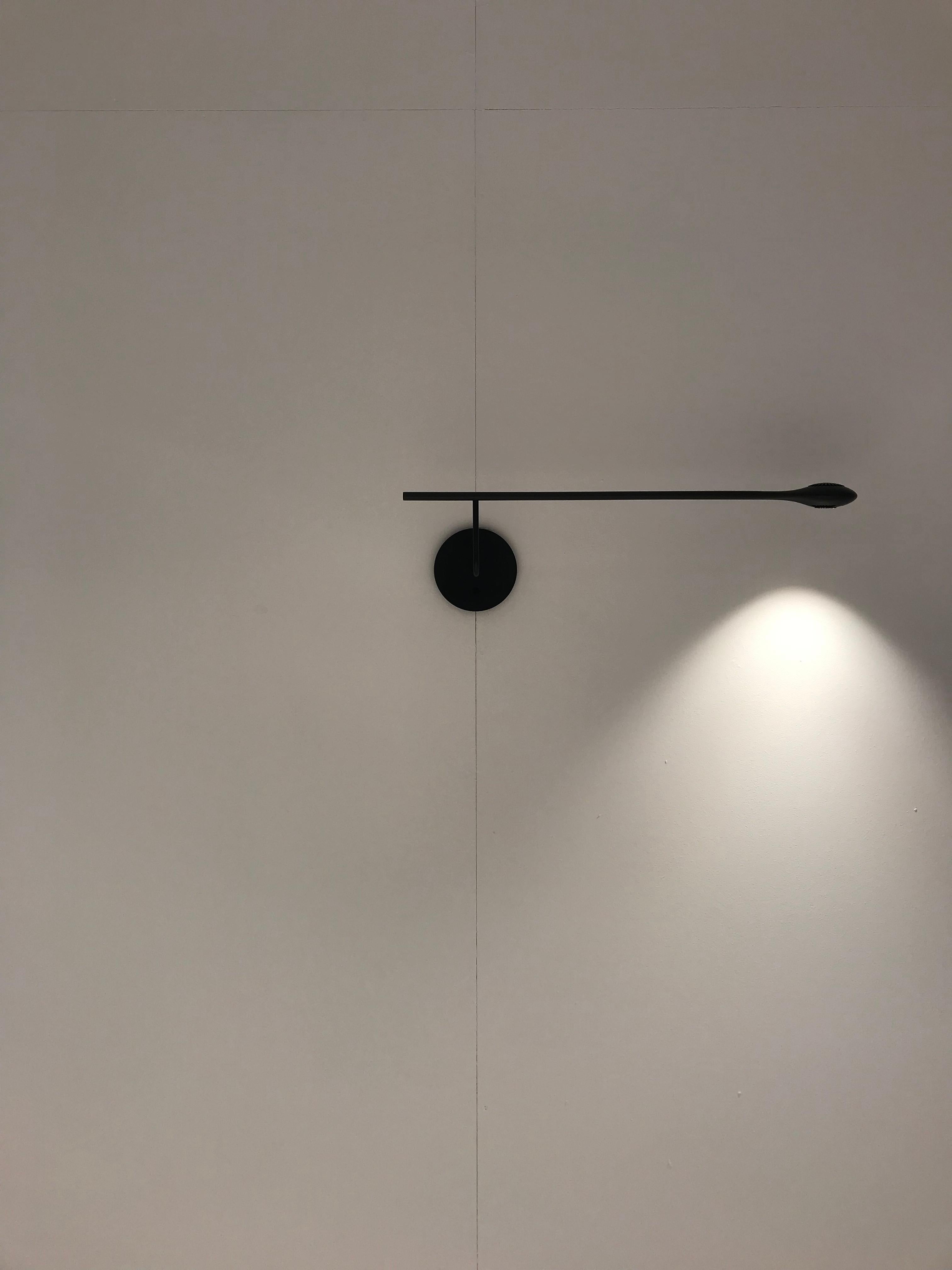 Carbon Light Wall Lamp by Tokio. For Sale 1