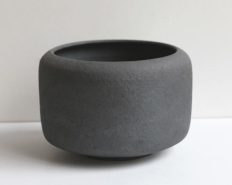 Enameled Carbon Vase II, Jean François Reboul For Sale