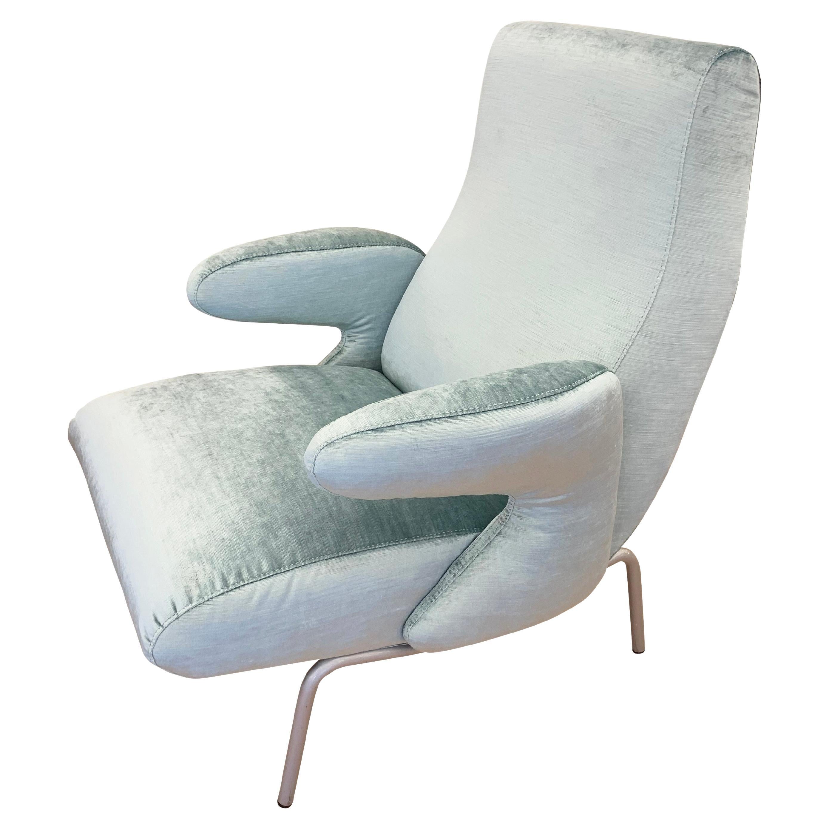 Carboni for Arflex "Dolphin" Lounge Chair, Italy, 1950s For Sale