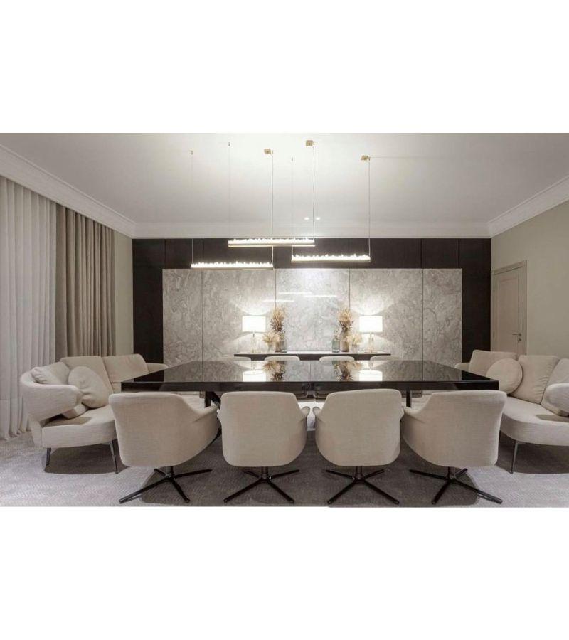 Brasiliano Lampada a sospensione Quartz Horizontal 120 di Aver in vendita