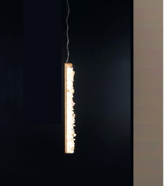 Quartz Vertical Pendant Lamp by Aver
