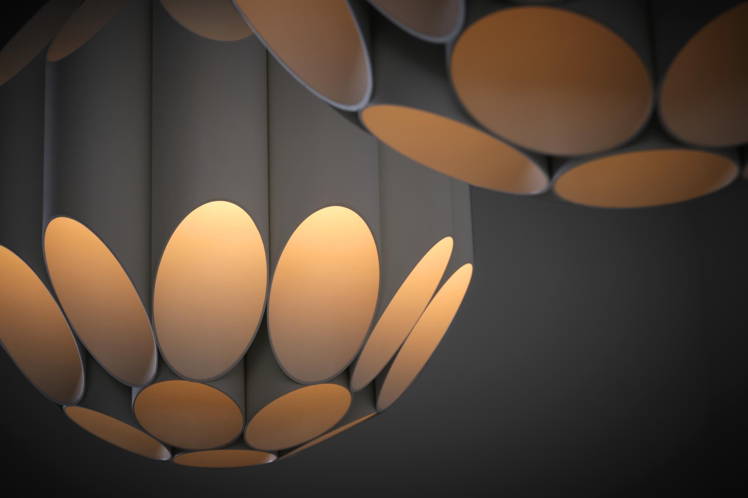 Mid-Century Modern Carciofo chandeliers by Gianni Celada for Fontana arte, Italy 1970