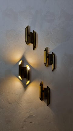 Artichoke wall sconces designed by Gianni Celada for Fontana Arte , Italy 1970