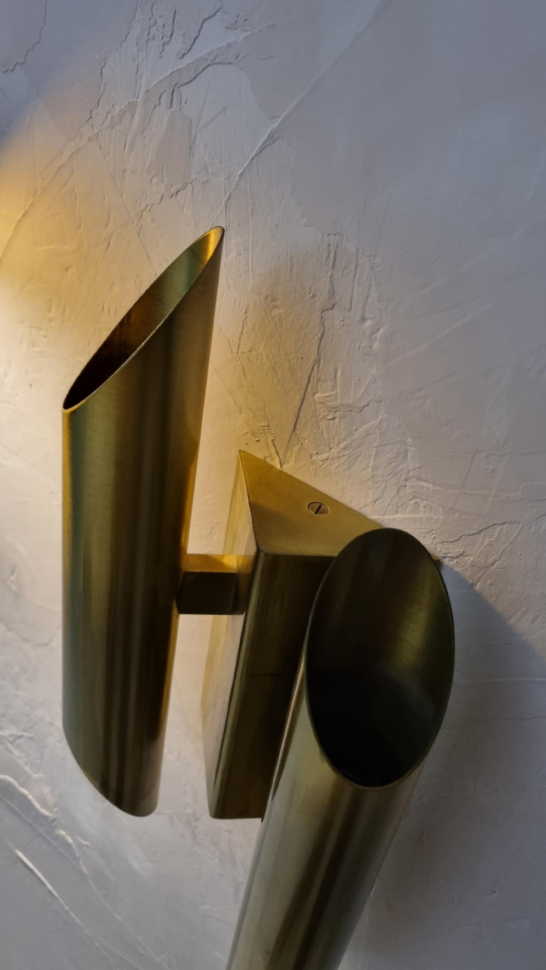 Late 20th Century Artichoke wall sconces designed by Gianni Celada for Fontana Arte , Italy 1970 For Sale