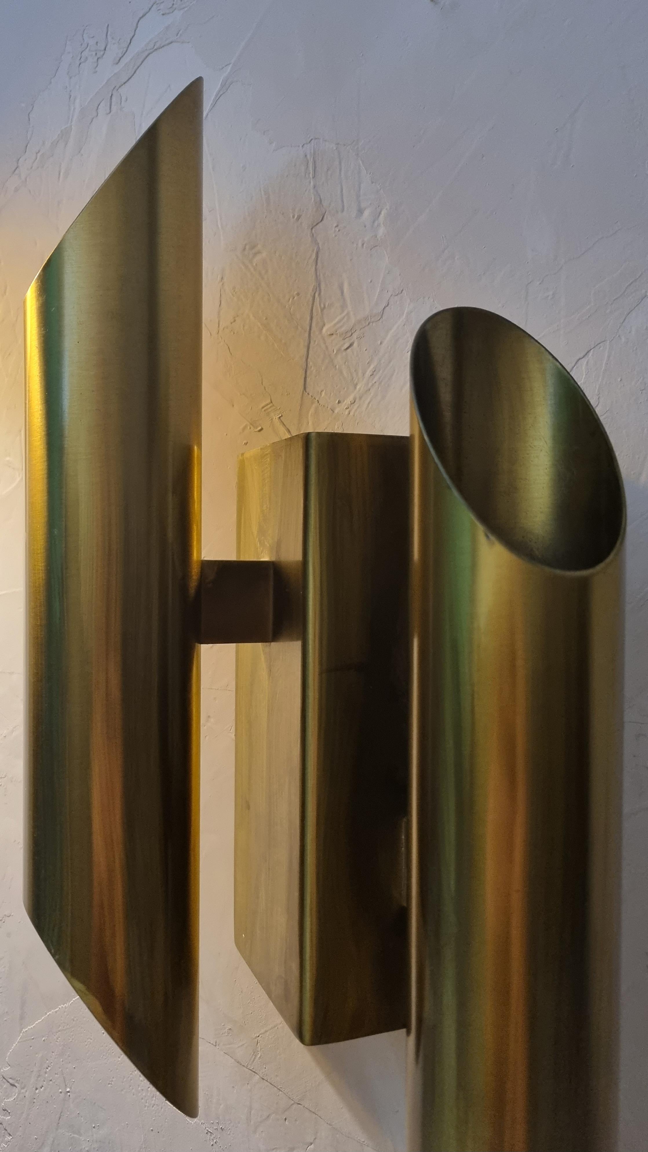 Late 20th Century Artichoke wall sconces designed by Gianni Celada for Fontana Arte , Italy 1970 For Sale