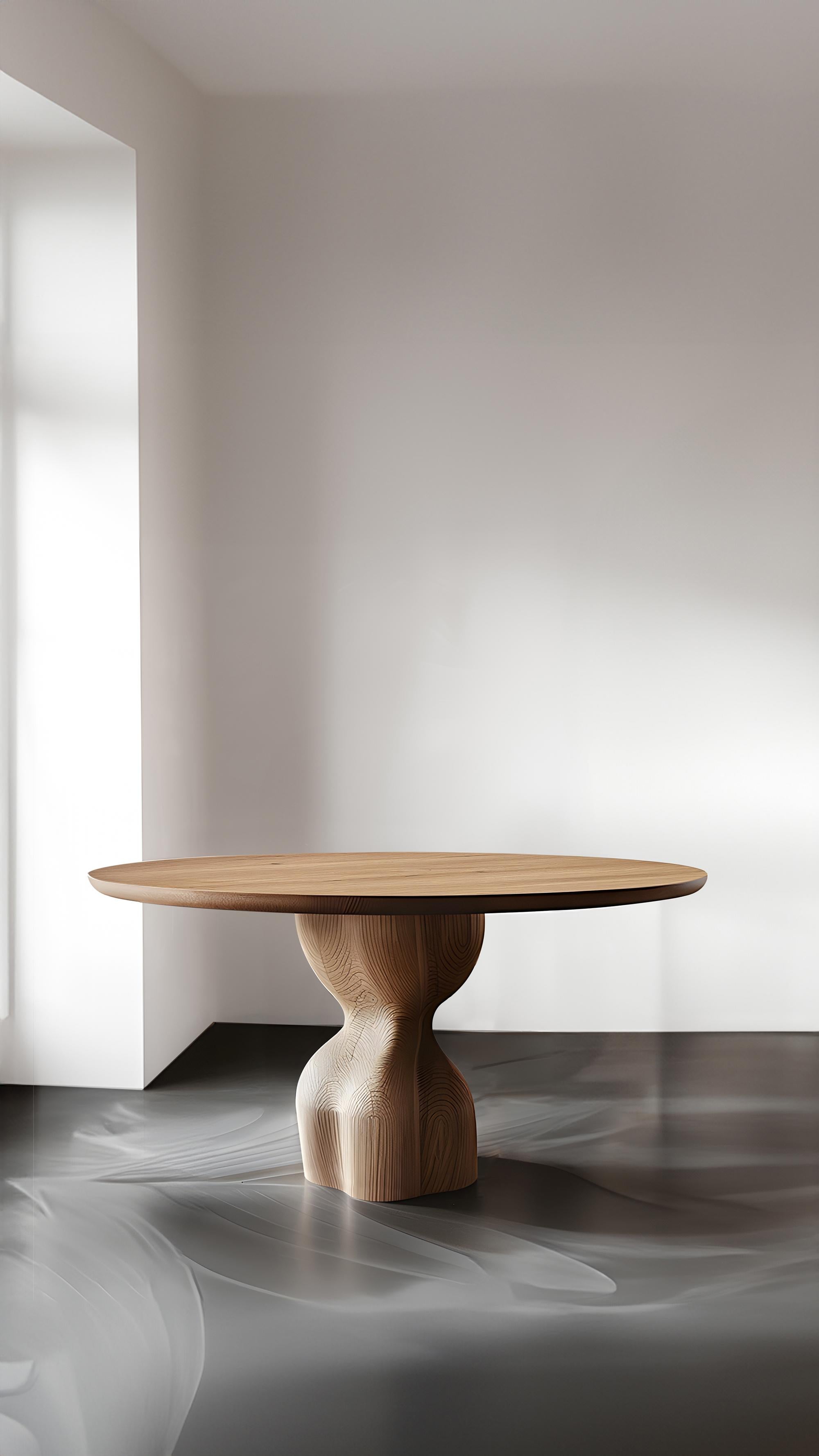 Contemporary Card and Tea Tables No20, Elegance in Wood by Socle Series NONO For Sale
