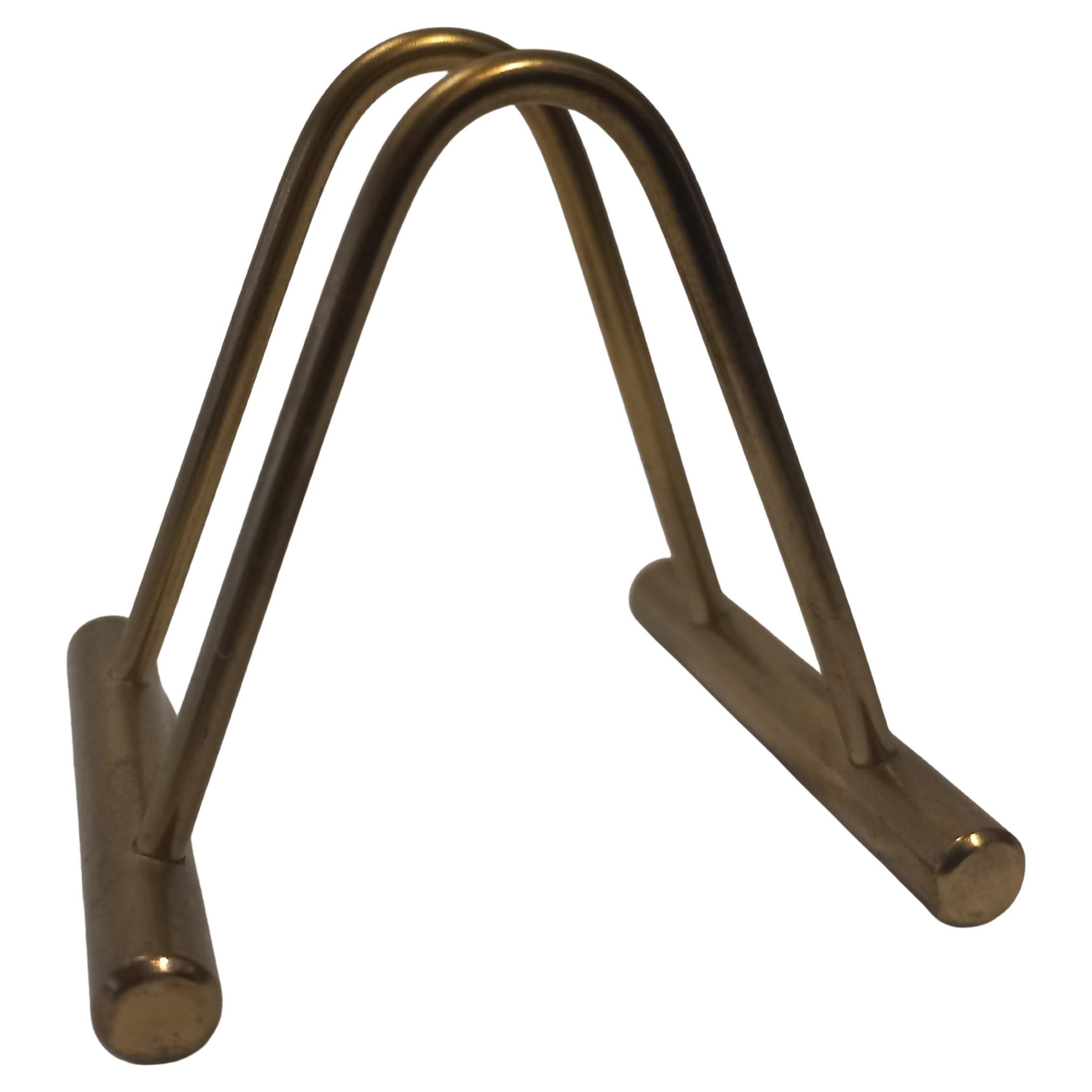 Kartenhalter, Carl Auböck, Österreich 1950 (Messing) im Angebot