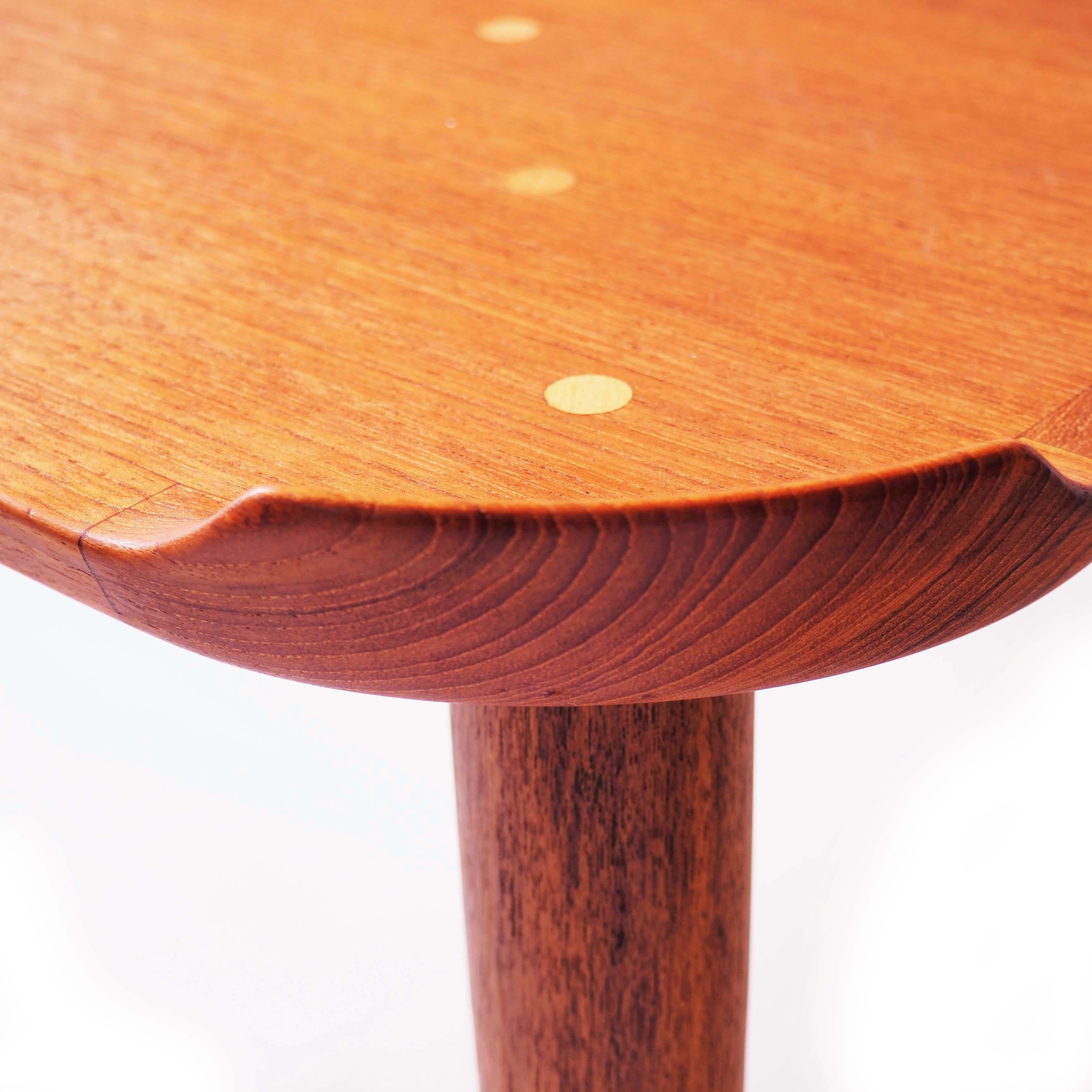 Card Table in Teak by Finn Juhl for Niels Vodder In Good Condition For Sale In Goteborg, SE