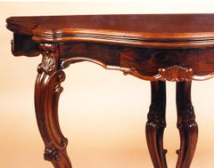 Der Kartentisch im Geschmack des Rokoko