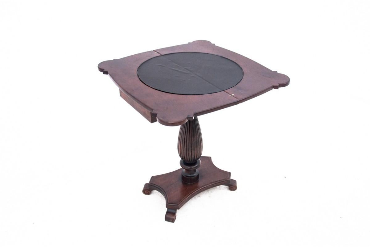 Table à cartes, Europe du Nord, XIXe siècle. Bon état - En vente à Chorzów, PL