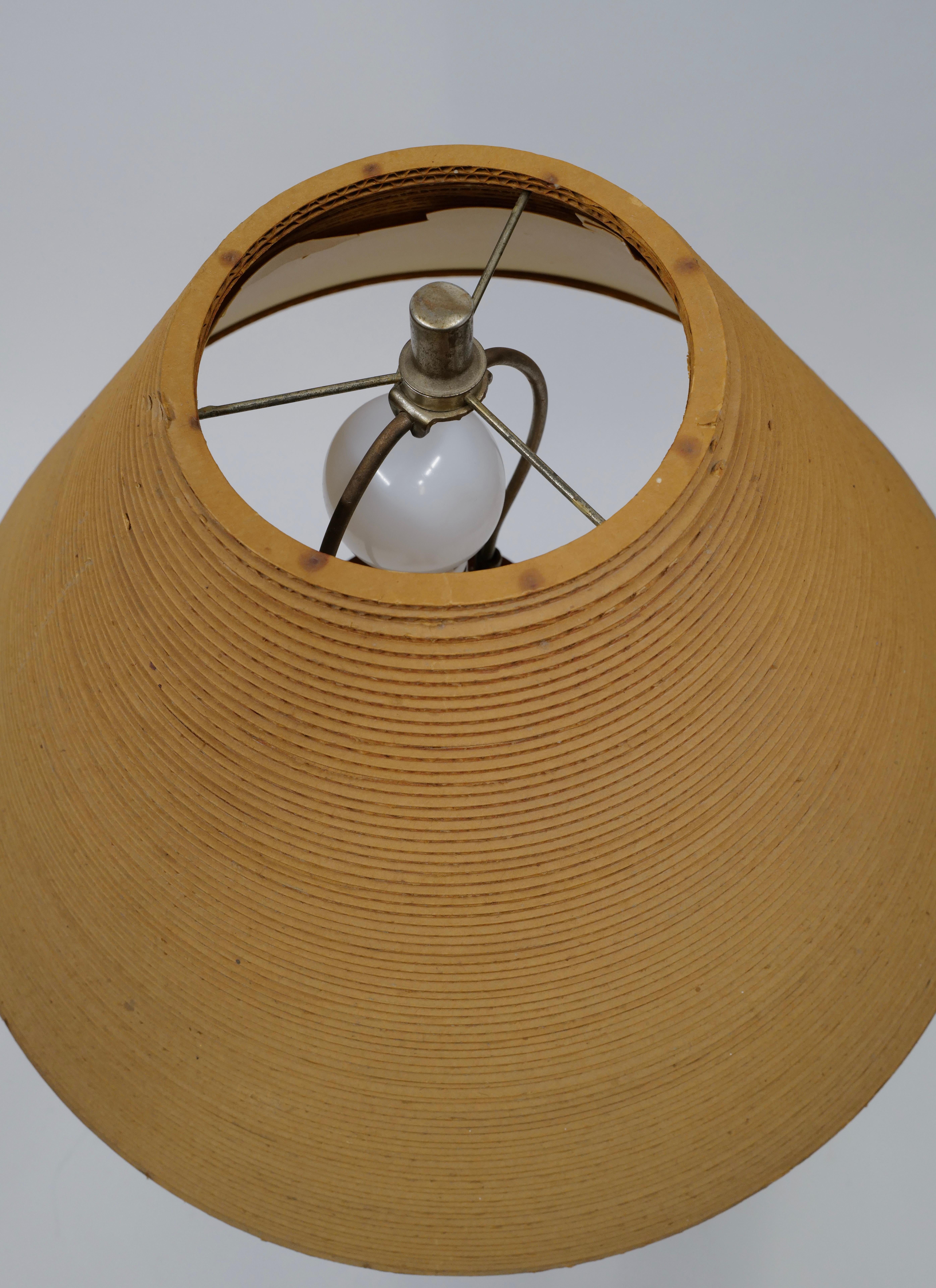 Lámpara de cartón de Gregory Van Pelt Madera en venta