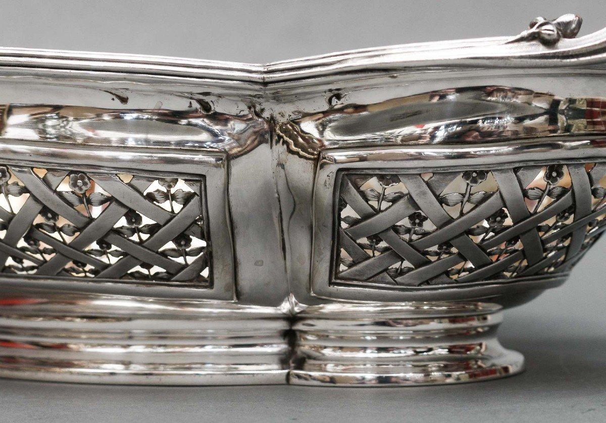 Cardeilhac - 19th Century Solid Silver Fruit Basket For Sale 4