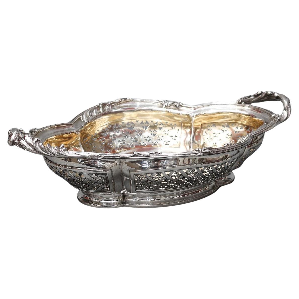 Cardeilhac - 19th Century Solid Silver Fruit Basket For Sale