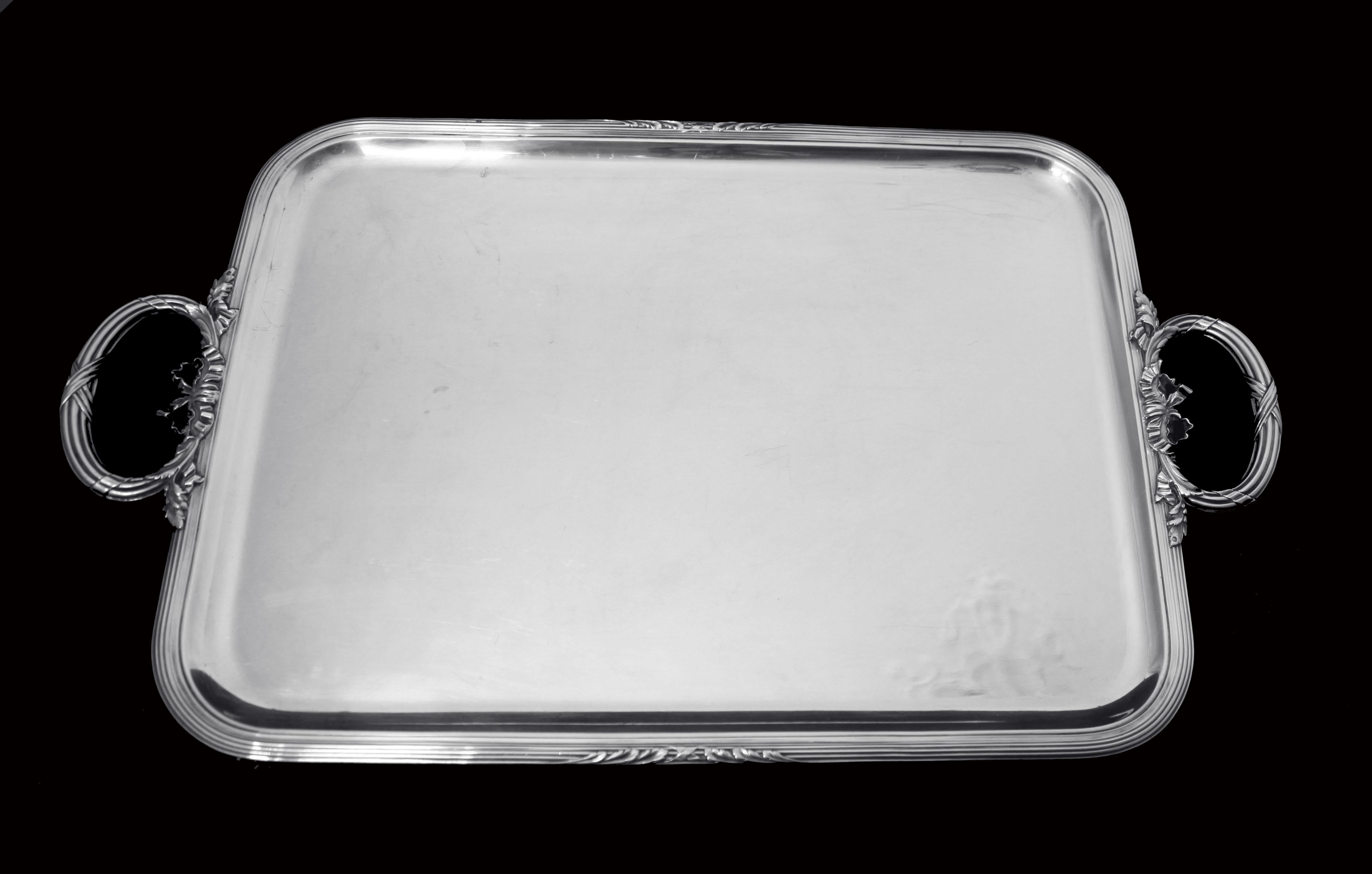 Cardeilhac:  5pc. ¡Juego de Té Antiguo Francés de Sterling con Bandeja Puiforcat de Sterling ! en venta 8