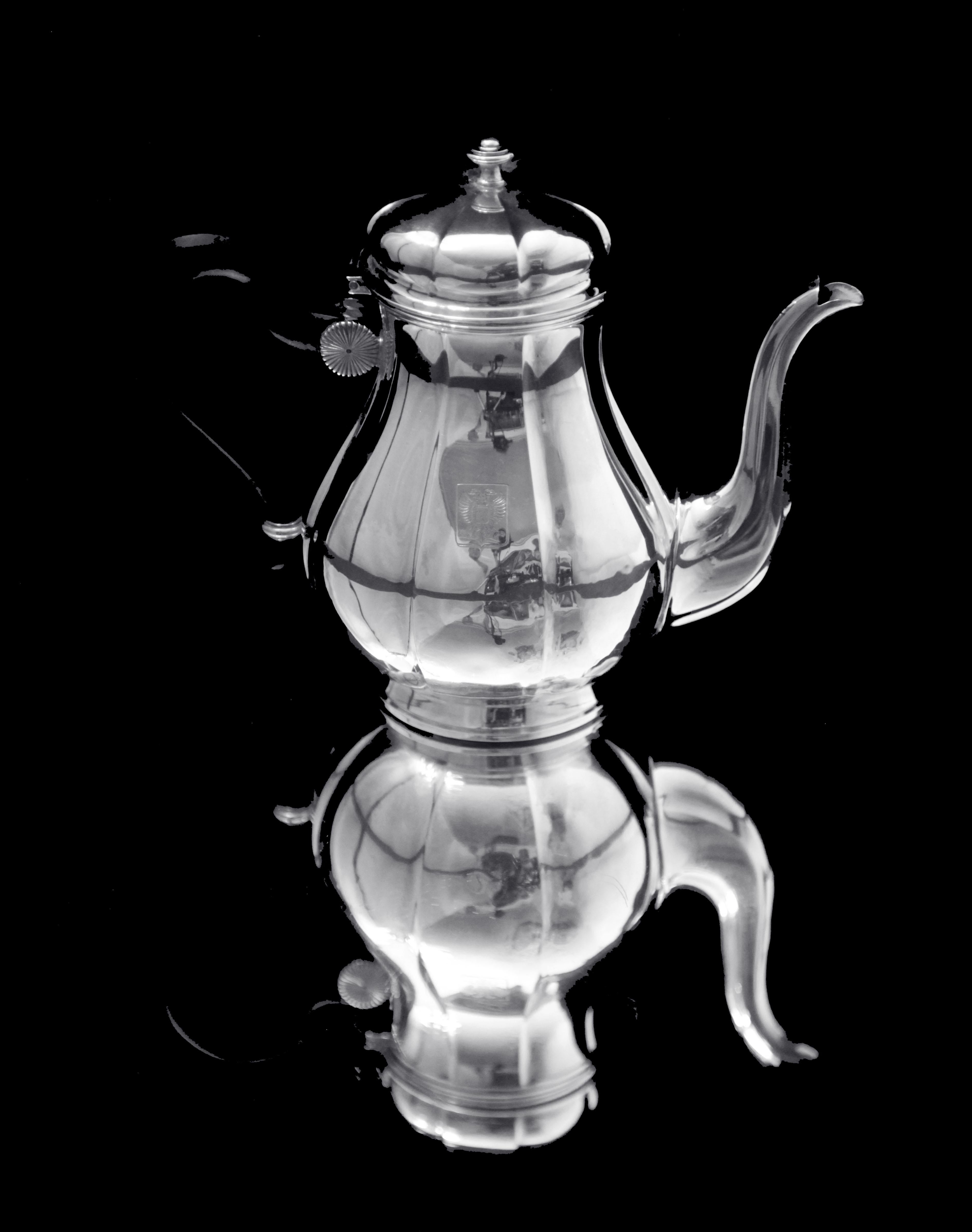 Cardeilhac:  5pc. ¡Juego de Té Antiguo Francés de Sterling con Bandeja Puiforcat de Sterling ! en venta 2