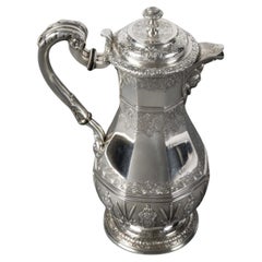 CARDEILHAC AMELIE (1904/1920) – Covered jug in solid silver, early 20th century