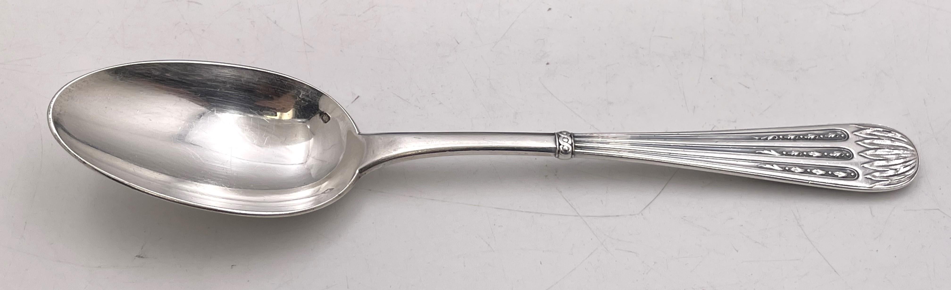 Cardeilhac French Sterling Silver 79-Piece Flatware Set in Louis XVI Pattern en venta 4