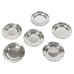 CARDEILHAC - Lot de 12 assiettes en argent massif du 20ème siècle