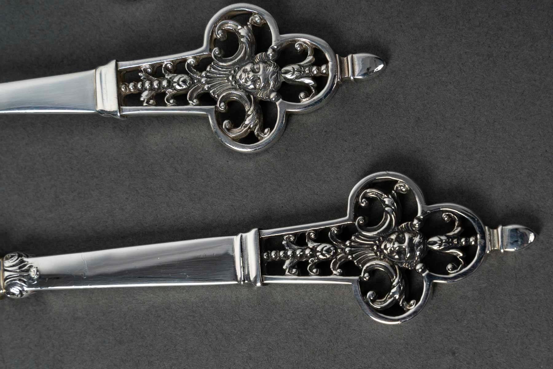 CARDEILHAC  Vajilla de plata maciza  SELLO MINERVE en venta 3