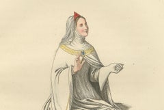 Cardinal, Commoner, and Florentine Noble in 15th-Century Italian Costume, 1845