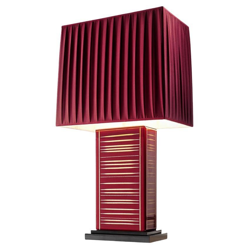 Cardinal Murano Table Lamp For Sale