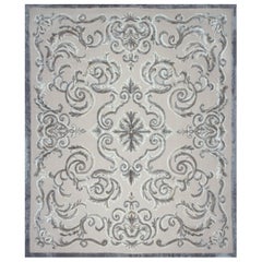 Aubusson inspired silk rug - Cardinal Naturel Ficelle, Edition Bougainville
