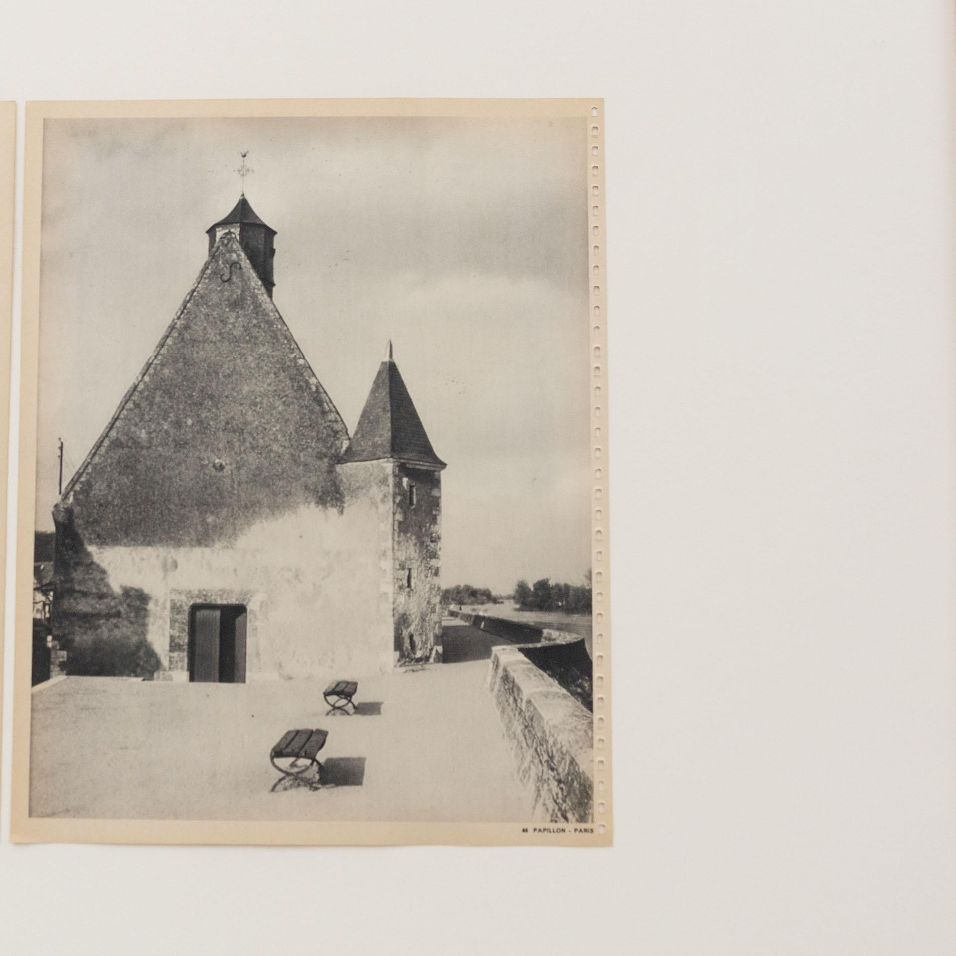 Carel-Blazer und Papillon Vintage-Fotogravur, um 1940 im Angebot 1
