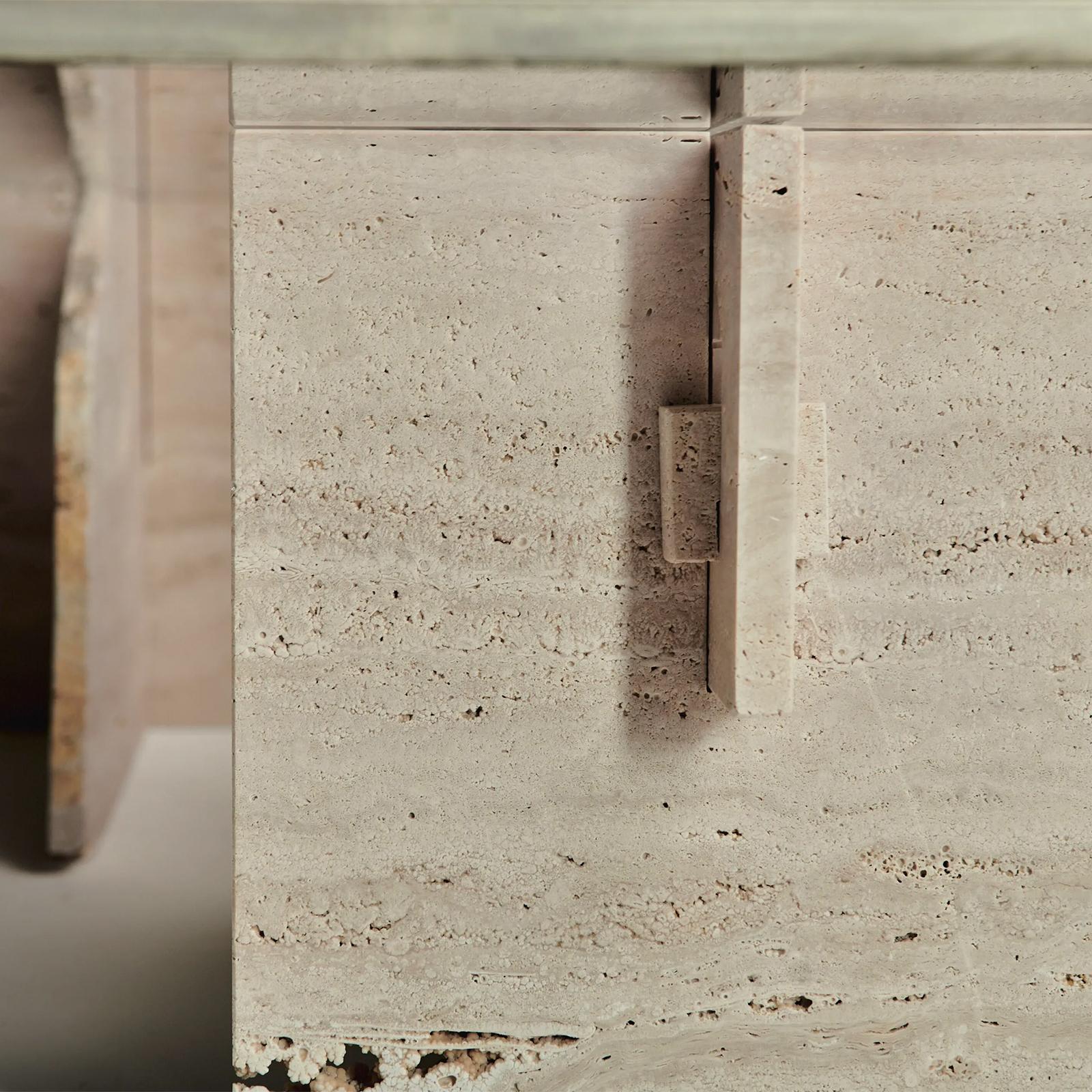 Careletto Travertine Coffee Table For Sale 2