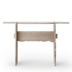 Careletto Travertine Console Table