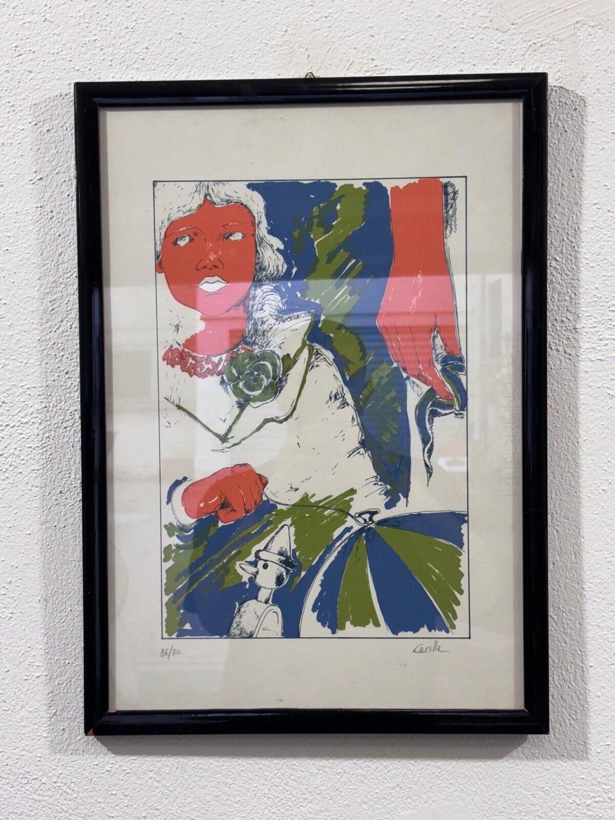 Carella Litografia tecnica mista multiplo 36/70.


Misure:

Altezza 53 cm

Larghezza 38 cm


Tecnica mista su carta


In buone condizioni conservative, presenti segni del tempo dovuti all’utilizzo e all’età. (Vedi foto)
