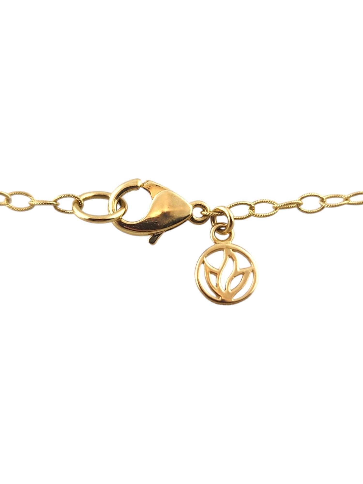 Donna Carelle, collana di foglie in oro giallo 18 carati da 44