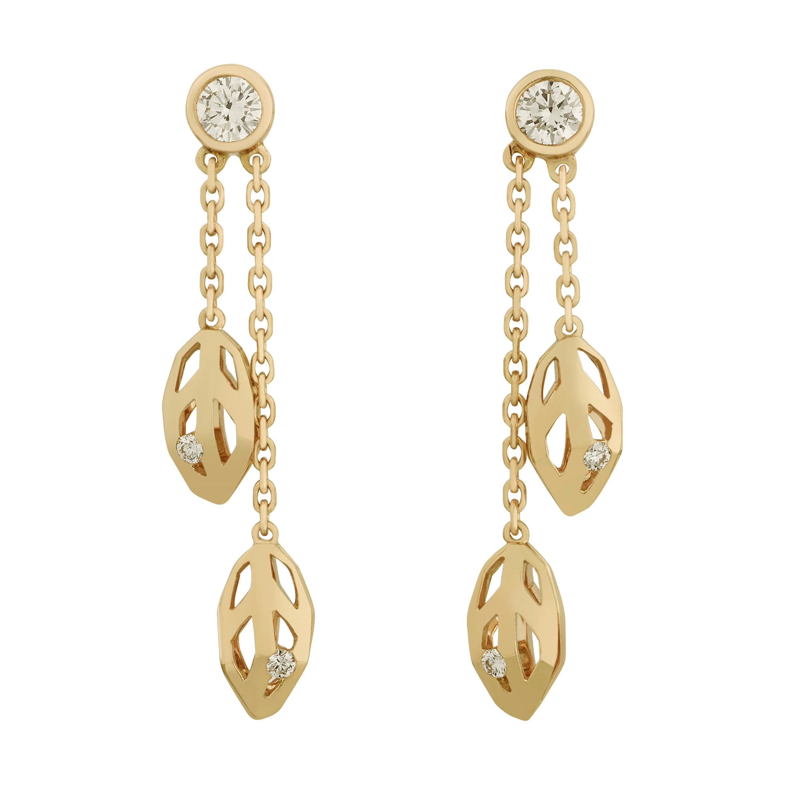 Caresse d'Orchidées Diamond Earrings by Cartier