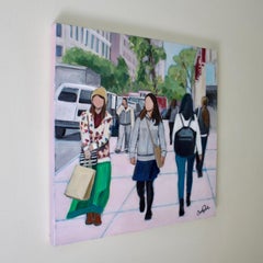 Springtime in the City, Original Painting