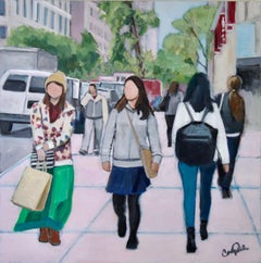 Springtime in the City, Original Painting