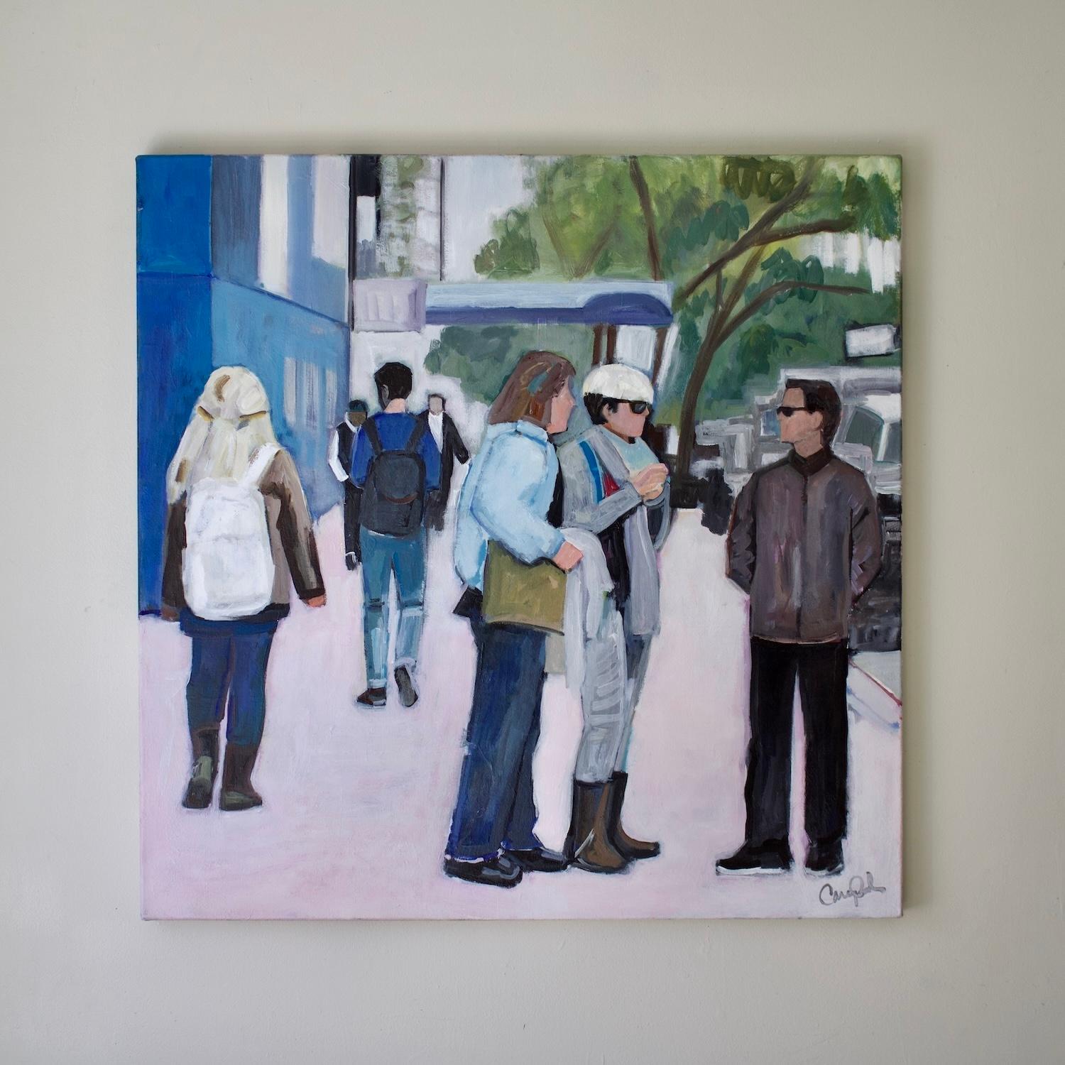 A Conversation, Original Painting 1
