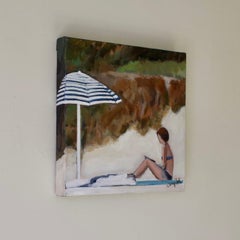 A Book on the Beach, Original Painting