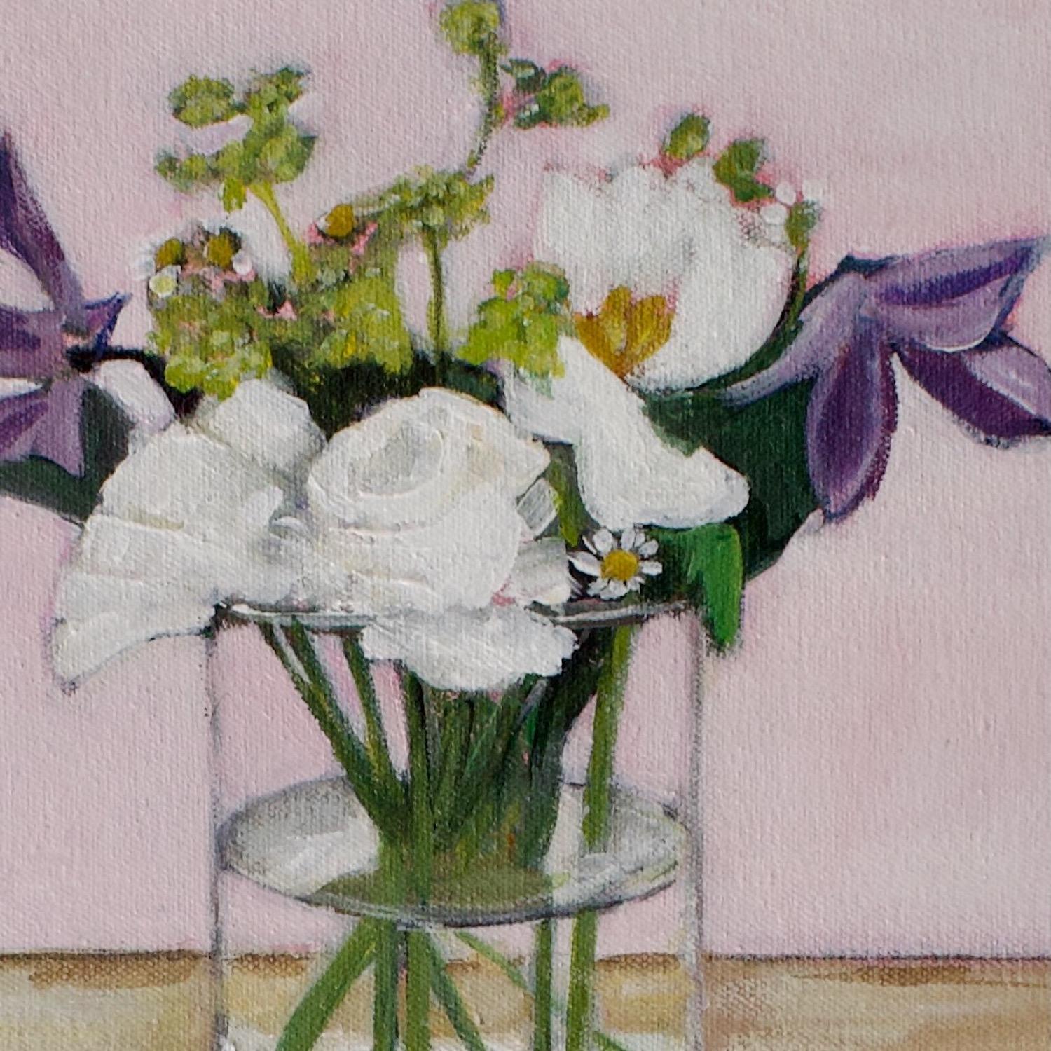 Una buena mezcla, Pintura original - Still-Life Painting Marrón de Carey Parks