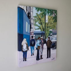 City Conversation, Original Painting