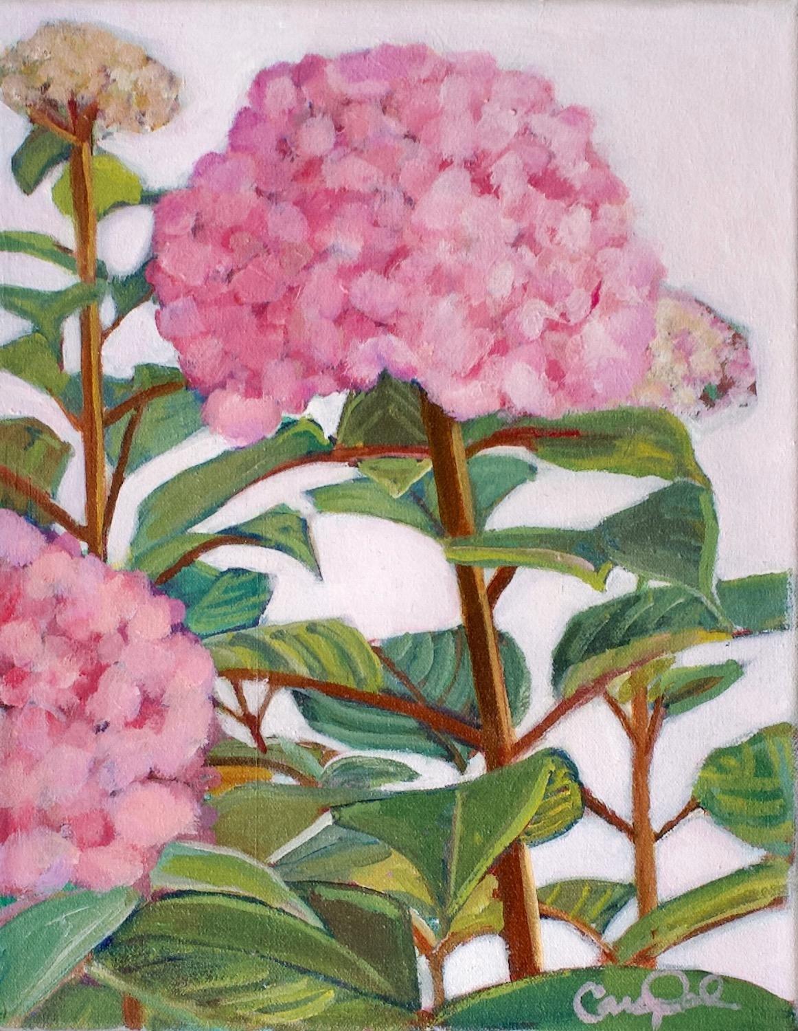 Carey Parks Still-Life Painting - Flowering Pinks, Original Painting
